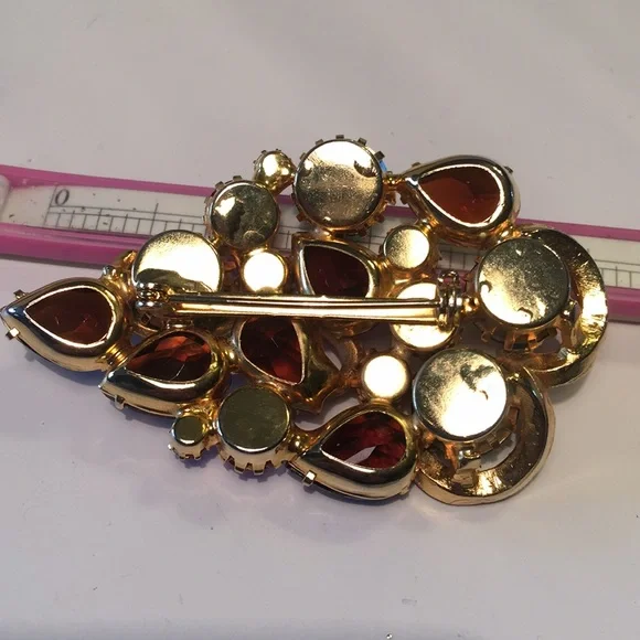 Gorgeous vintage rhinestone brooch - Picture 5 of 5